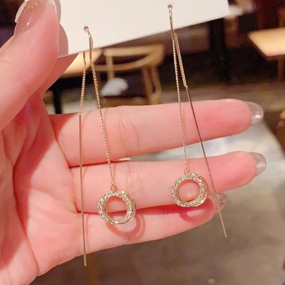 New 18k gold plated earrings
